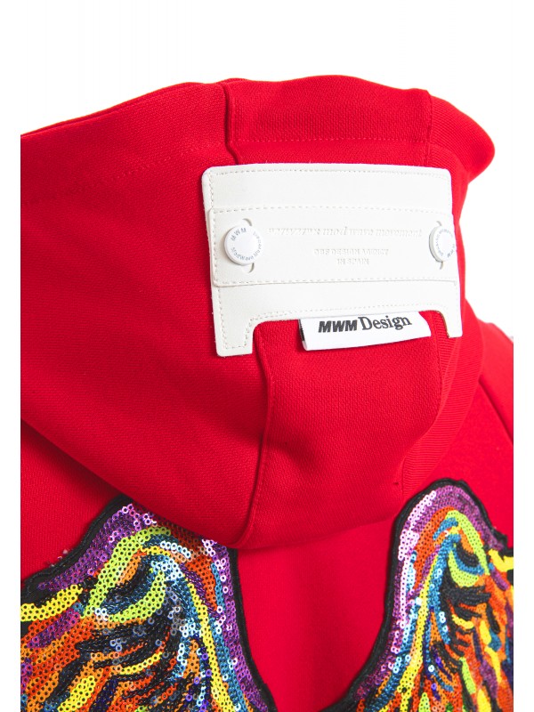 SUDADERA ALAS CON CAPUCHA