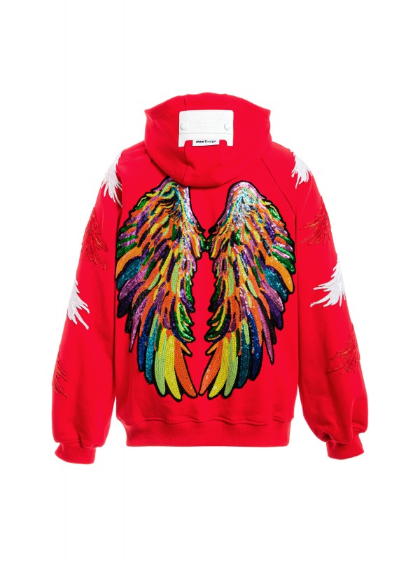 SUDADERA ALAS CON CAPUCHA