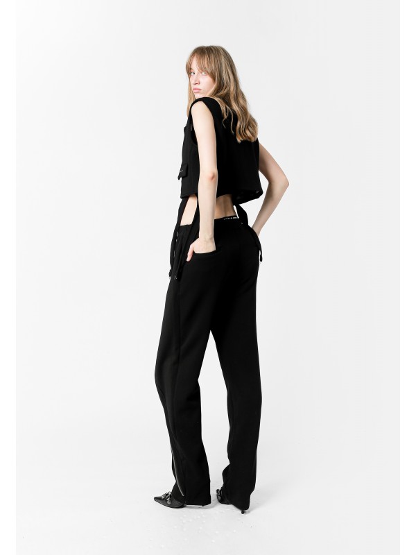 MWM ZIP DETAIL SHORT VEST