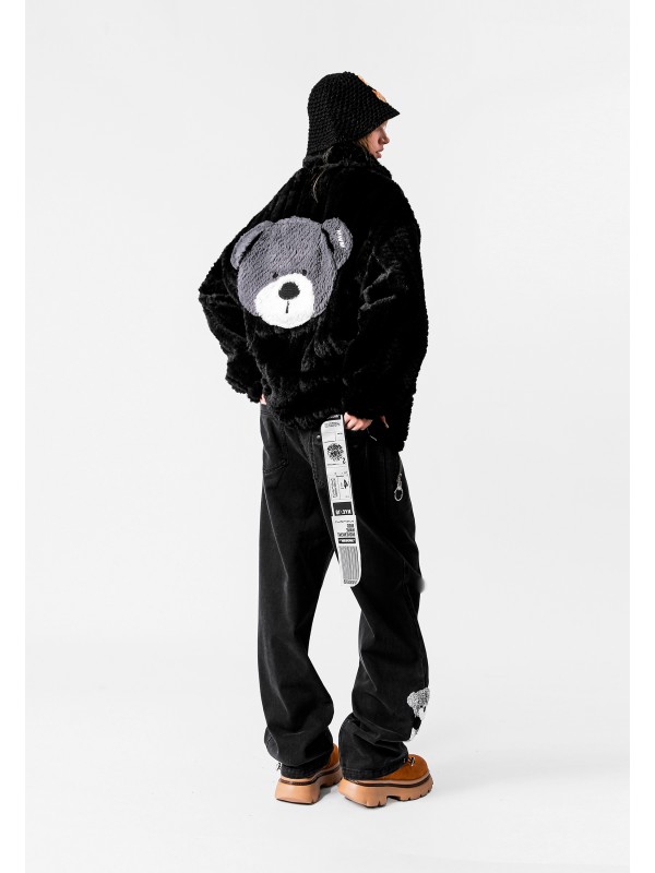 MWM MIKE TEDDY REVERSIBLE FAUX FUR JACKET