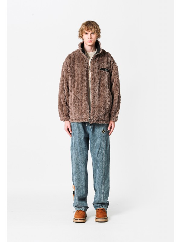 MWM MIKE TEDDY REVERSIBLE FAUX FUR JACKET