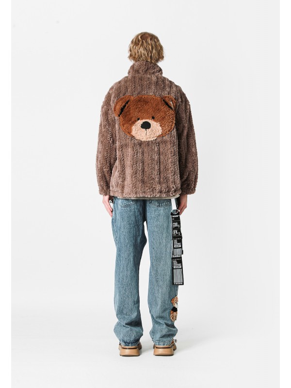 MWM MIKE TEDDY REVERSIBLE FAUX FUR JACKET