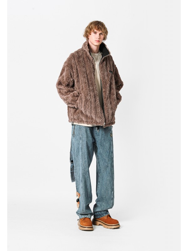 MWM MIKE TEDDY REVERSIBLE FAUX FUR JACKET