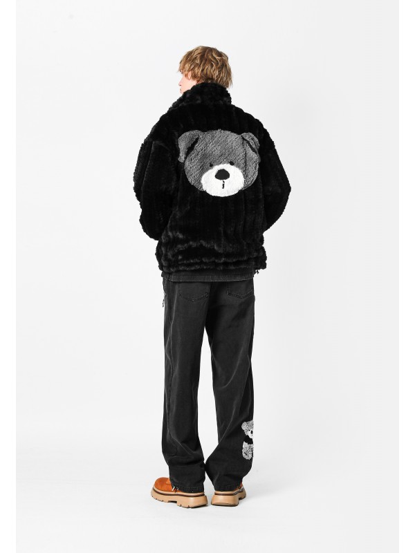 MWM MIKE TEDDY REVERSIBLE FAUX FUR JACKET