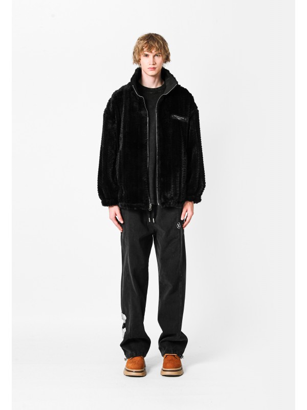 MWM MIKE TEDDY REVERSIBLE FAUX FUR JACKET