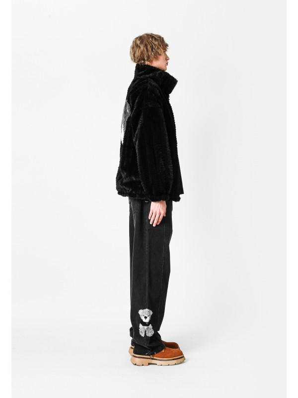 MWM MIKE TEDDY REVERSIBLE FAUX FUR JACKET