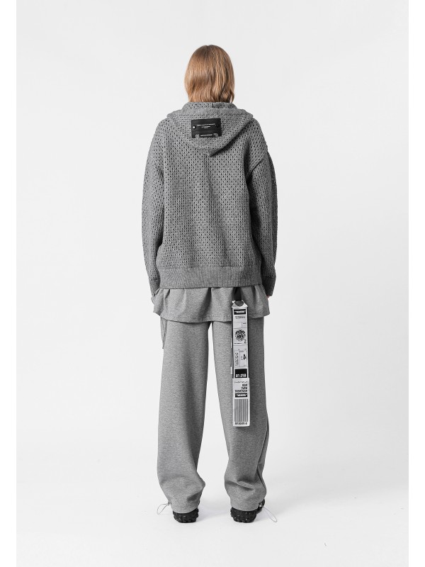 SUDADERA DE PUNTO CON CAPUCHA MWM