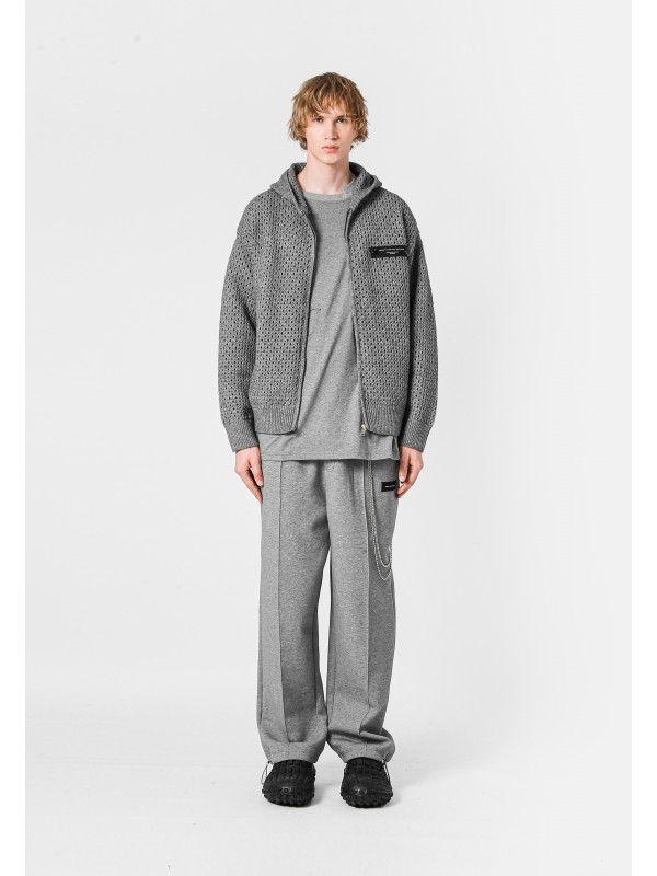 SUDADERA DE PUNTO CON CAPUCHA MWM