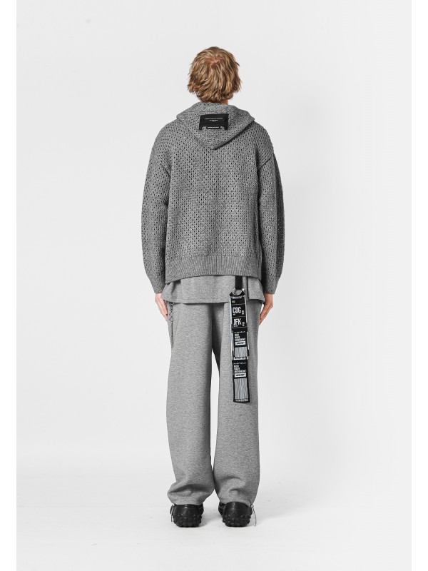 SUDADERA DE PUNTO CON CAPUCHA MWM