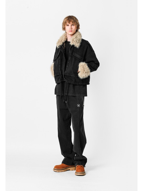 MIKE TEDDY DENIM JACKET