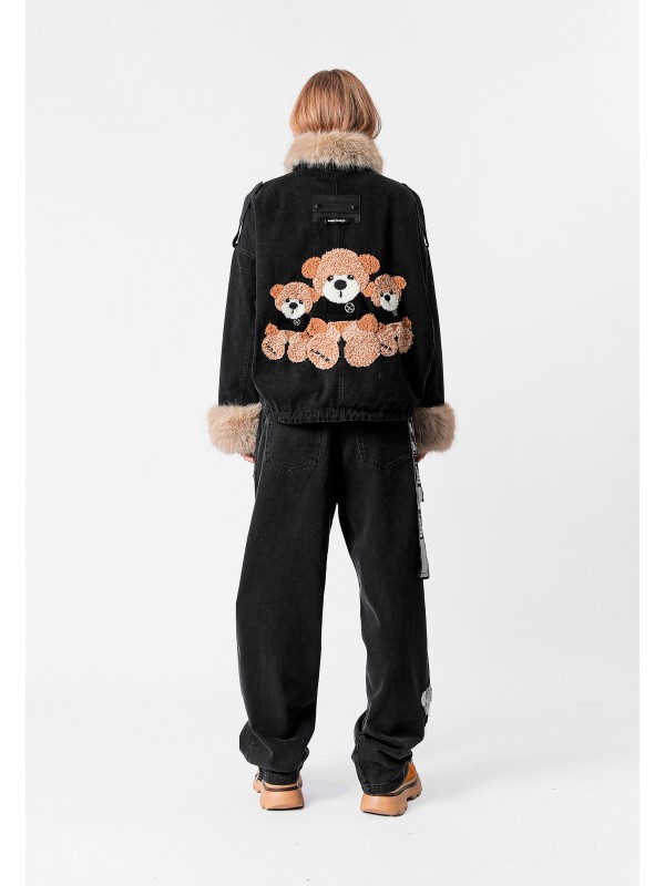 MIKE TEDDY DENIM JACKET