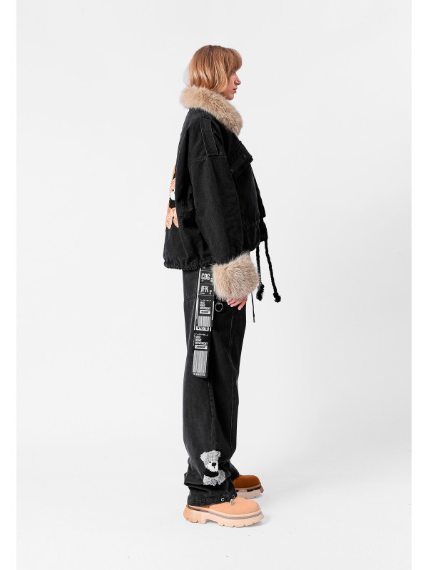 MIKE TEDDY DENIM JACKET