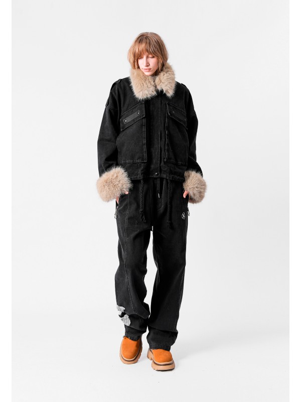 MIKE TEDDY DENIM JACKET