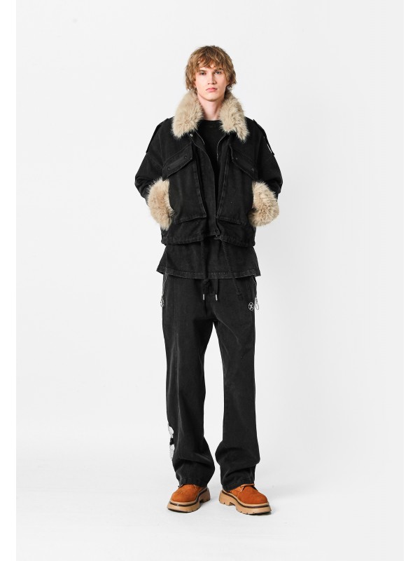 MIKE TEDDY DENIM JACKET