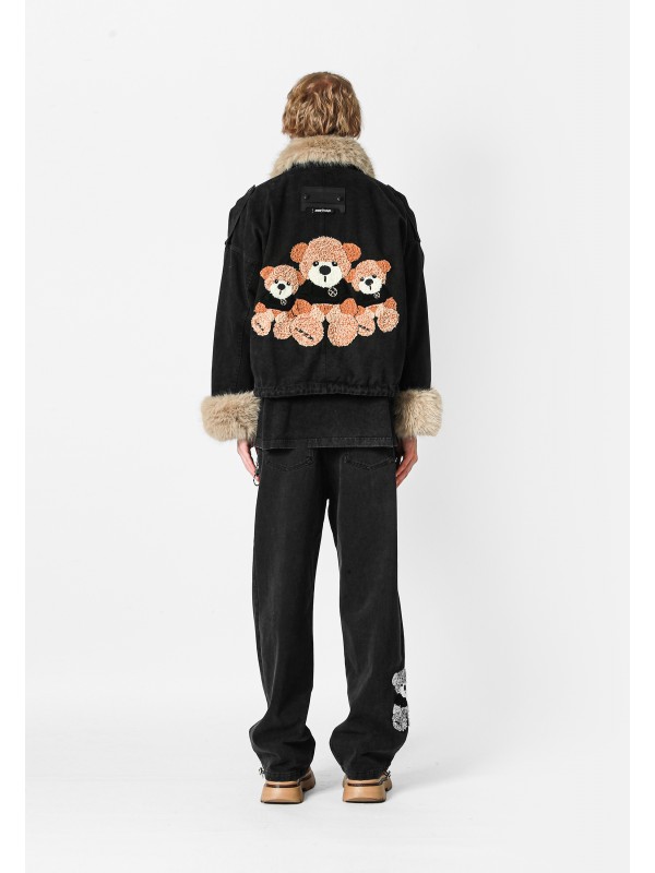 MIKE TEDDY DENIM JACKET