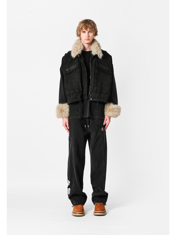 MIKE TEDDY DENIM JACKET