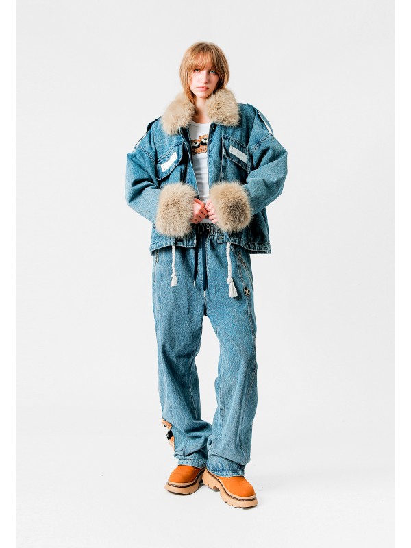 MIKE TEDDY DENIM JACKET