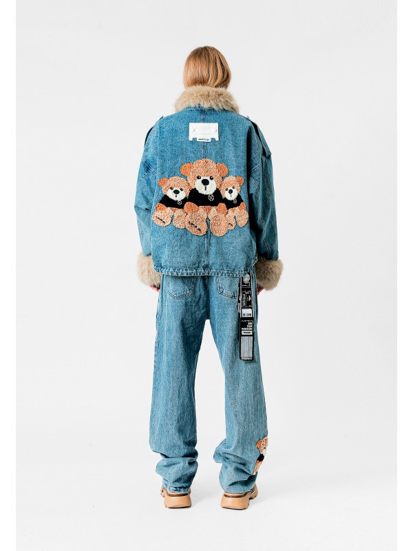 MIKE TEDDY DENIM JACKET