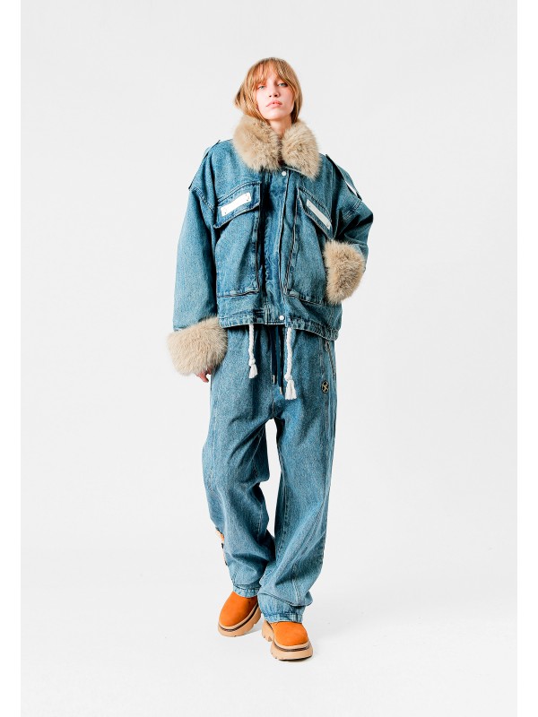 MIKE TEDDY DENIM JACKET