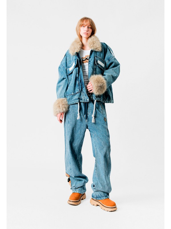 MIKE TEDDY DENIM JACKET