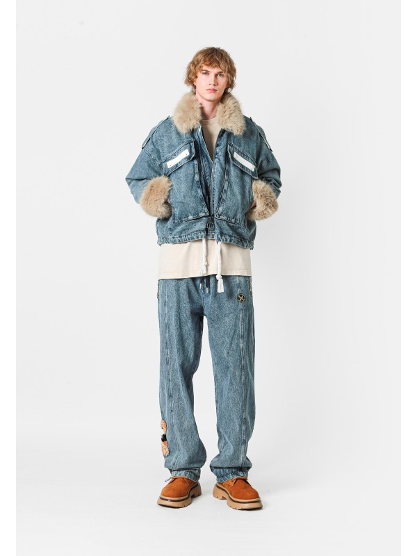 MIKE TEDDY DENIM JACKET