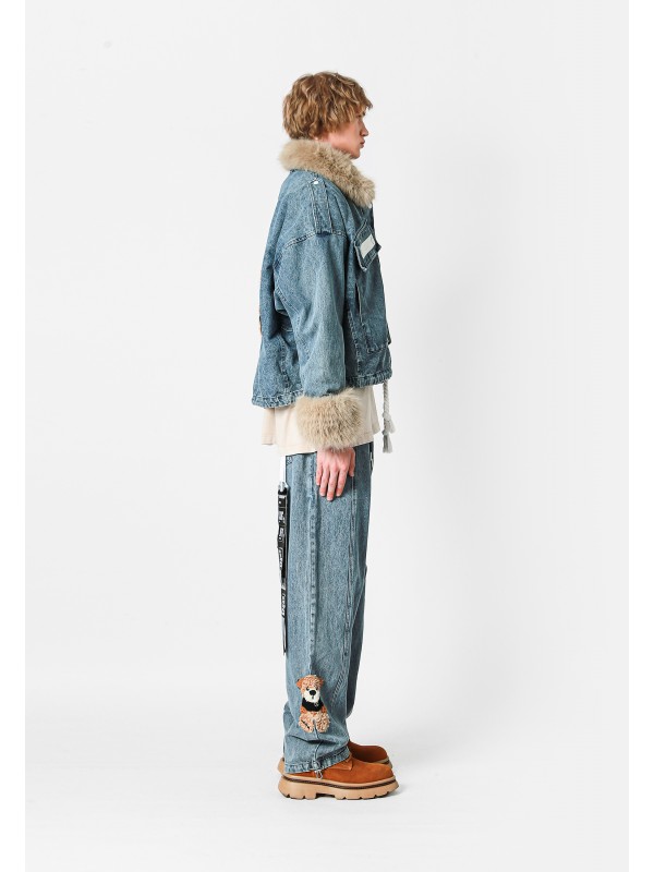 MIKE TEDDY DENIM JACKET