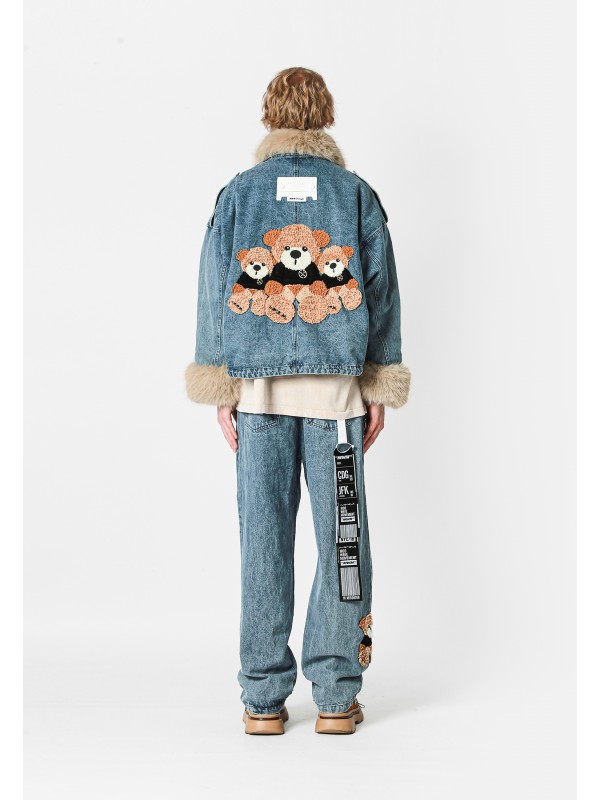 MIKE TEDDY DENIM JACKET
