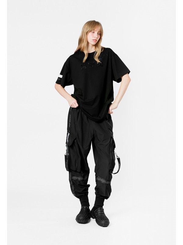 MWM STRASS LOGO T-SHIRT