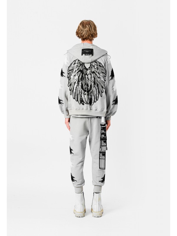 STRASS WINGS HOODIE