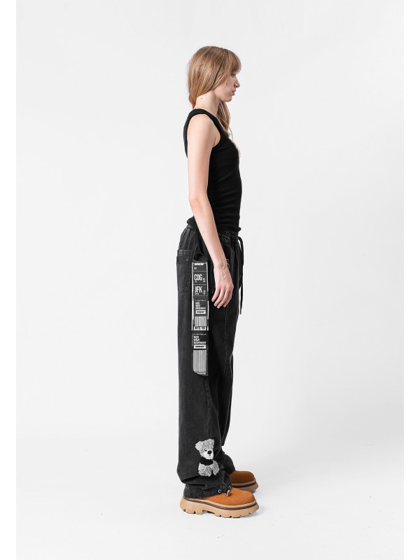 MIKE TEDDY DENIM PANTS