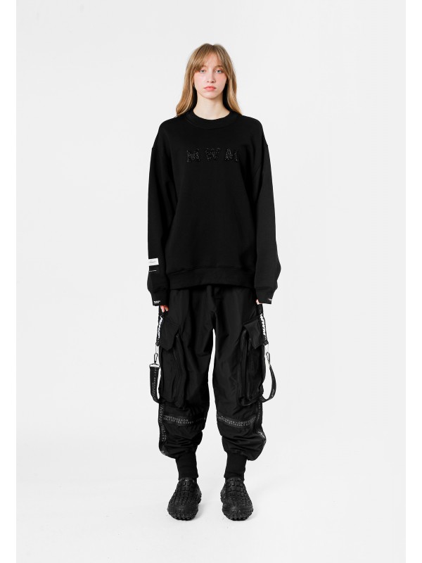 MWM STRASS LOGO SWEATSHIRT