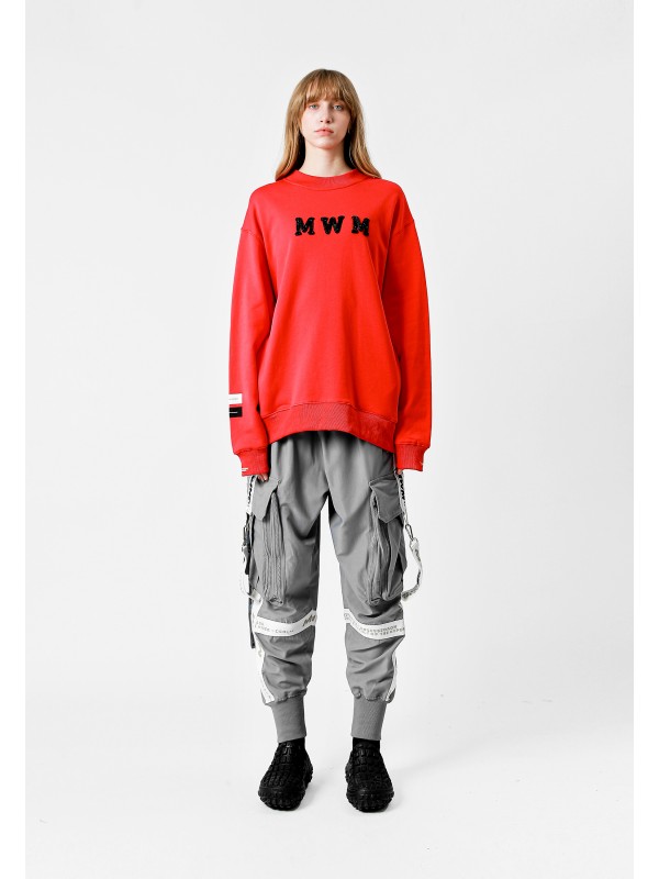 MWM STRASS LOGO SWEATSHIRT