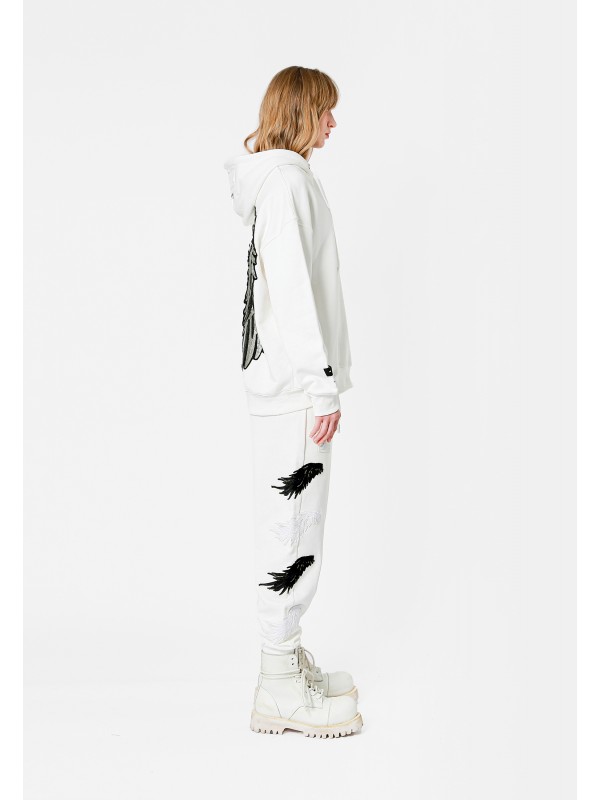 STRASS WINGS HOODIE