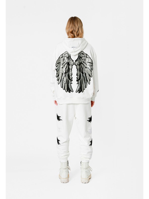 STRASS WINGS HOODIE