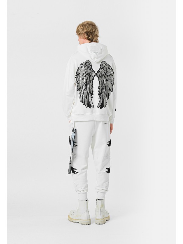 STRASS WINGS HOODIE