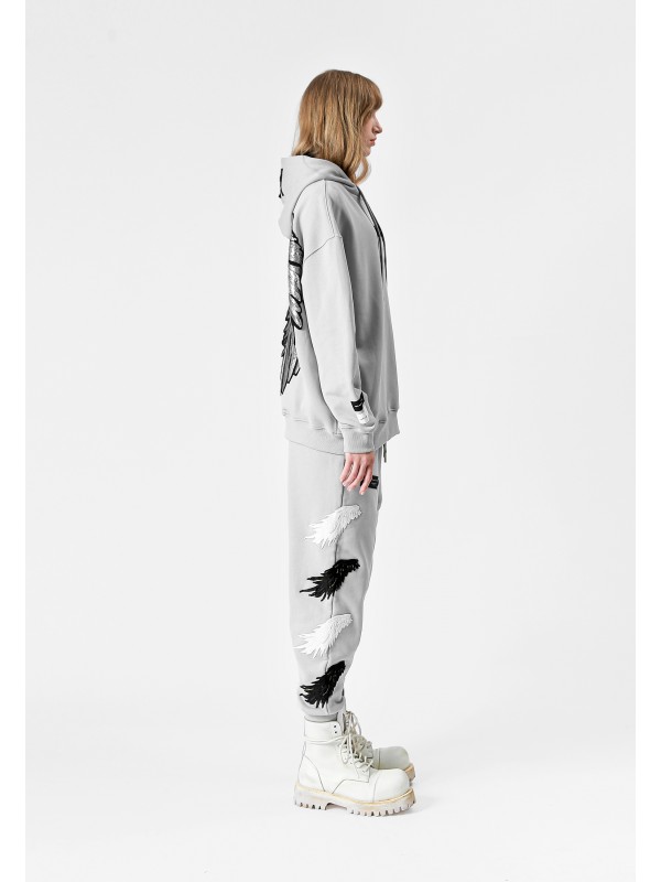 STRASS WINGS HOODIE