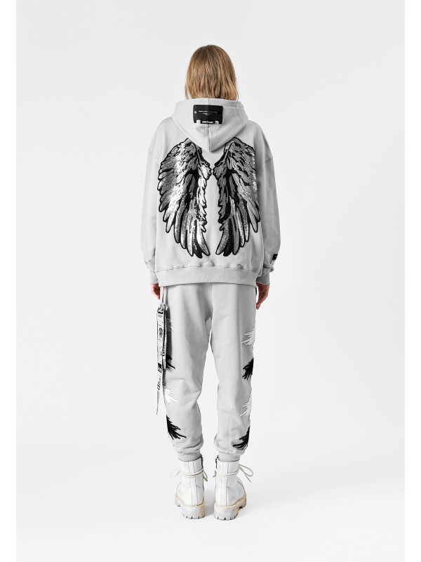STRASS WINGS HOODIE
