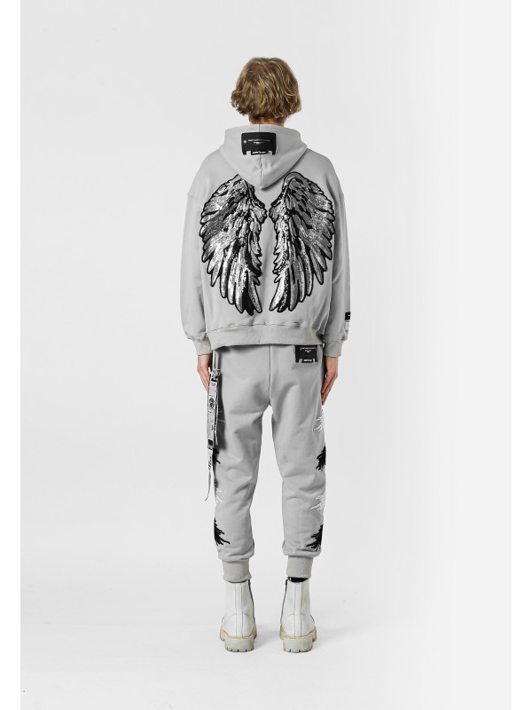 STRASS WINGS HOODIE