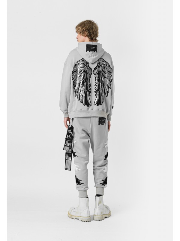 STRASS WINGS HOODIE