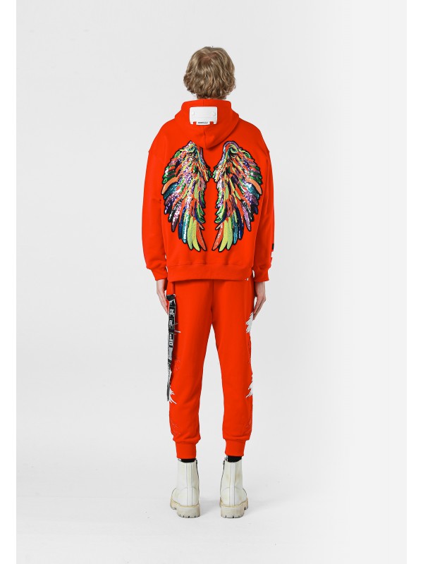 STRASS WINGS HOODIE