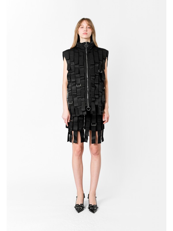 MWM INTERLACED DESIGN VEST