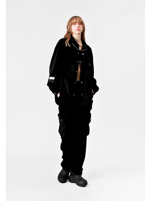 TEDDY OVERSHIRT WITH CHAIN