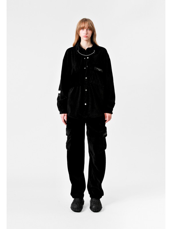 TEDDY OVERSHIRT WITH CHAIN