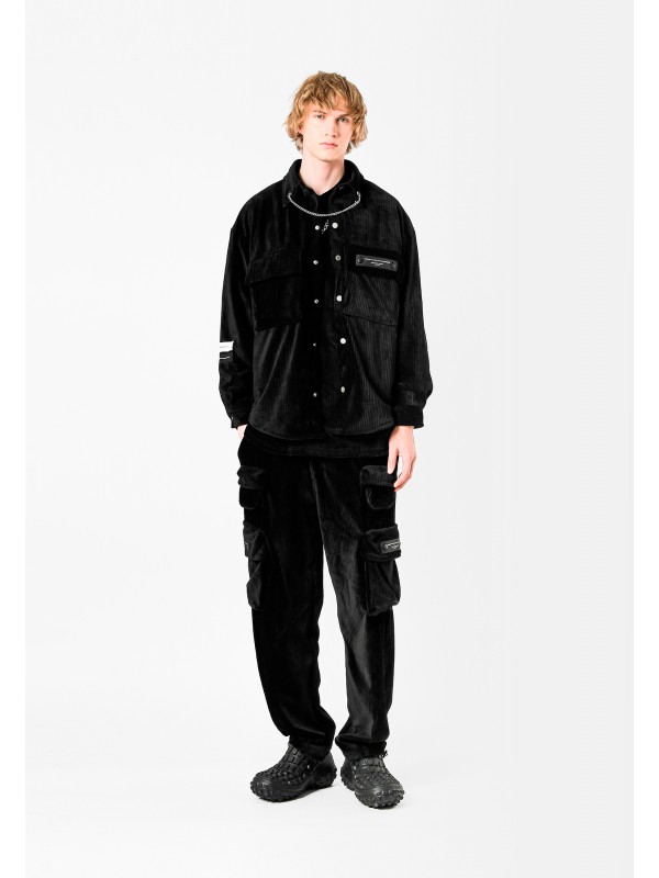 TEDDY OVERSHIRT WITH CHAIN