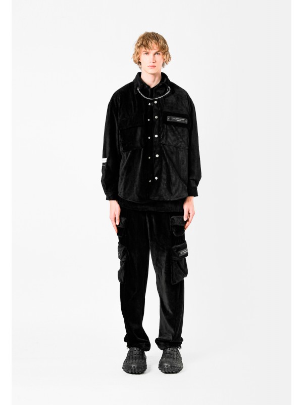 TEDDY OVERSHIRT WITH CHAIN