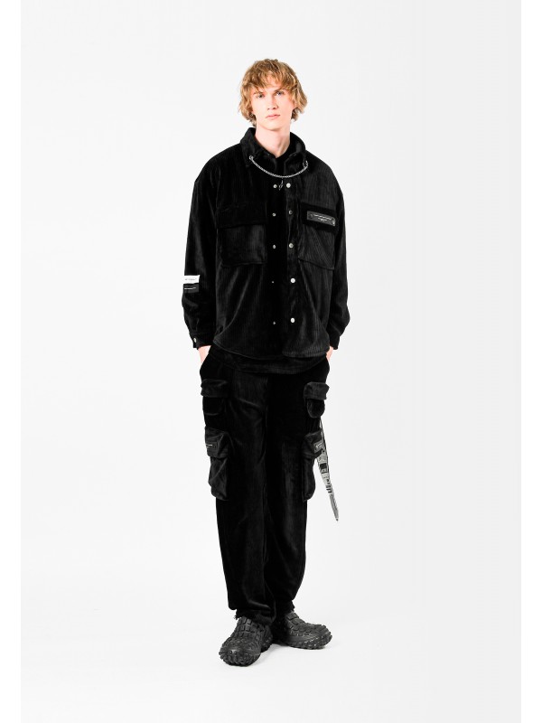 TEDDY OVERSHIRT WITH CHAIN