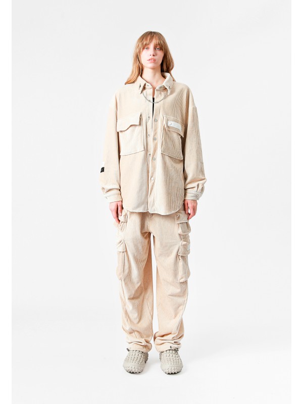 TEDDY OVERSHIRT WITH CHAIN