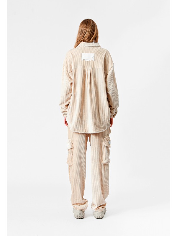 TEDDY OVERSHIRT WITH CHAIN