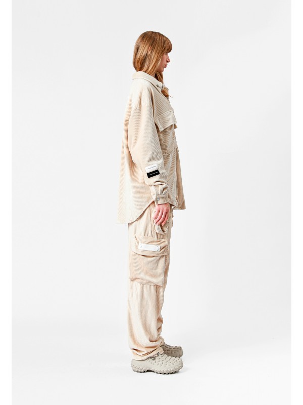 TEDDY OVERSHIRT WITH CHAIN