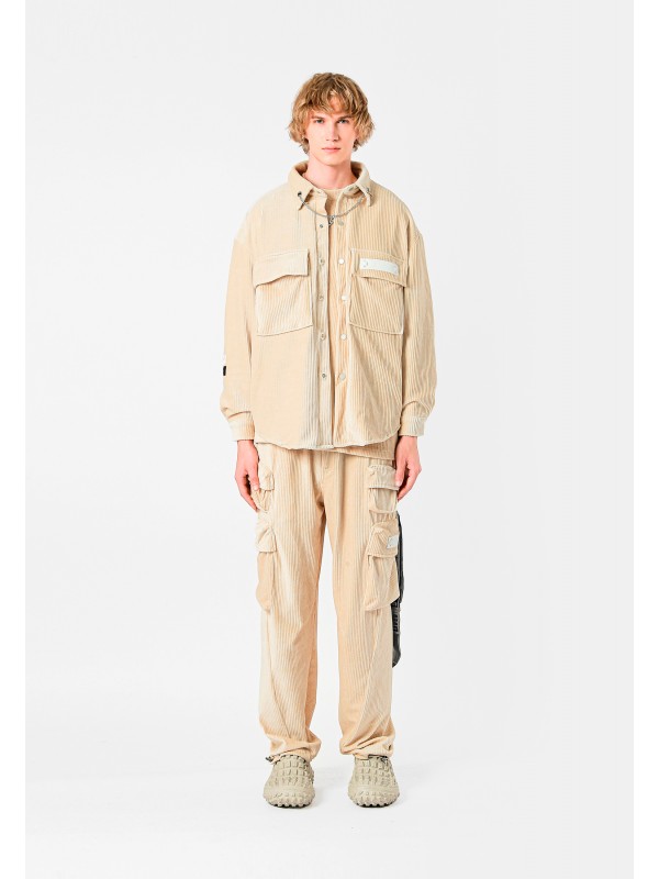 TEDDY OVERSHIRT WITH CHAIN